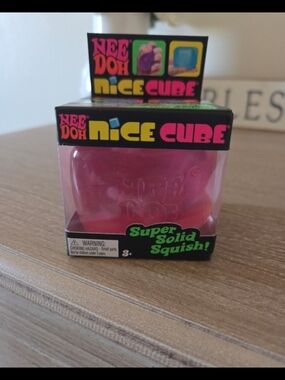 Needoh Nice Cube- Pink- Authentic-
